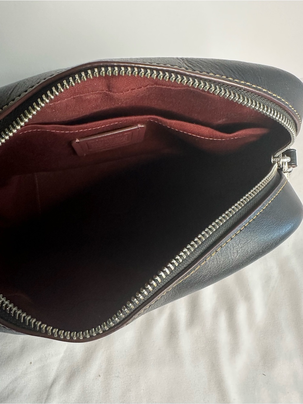 Coach Jamie Leopard Print Camera Bag in Two-Tone Signature Canvas - Picture 9 of 11